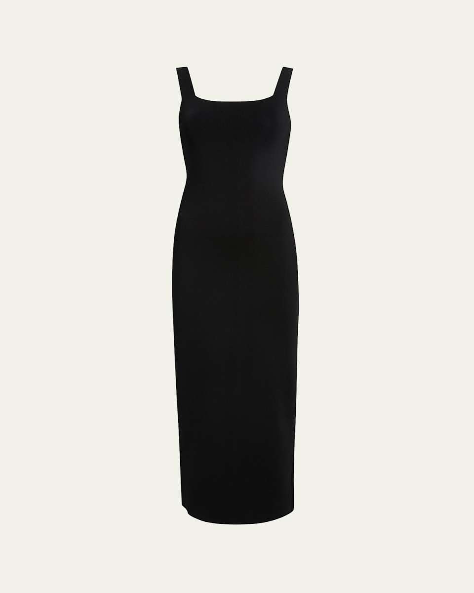 Dixi Square-Neck Sleeveless Knit Maxi Dress